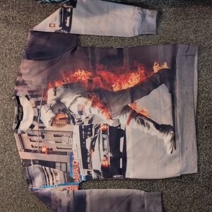 Men's Astronaut Long Sleeve Shirt Size Small